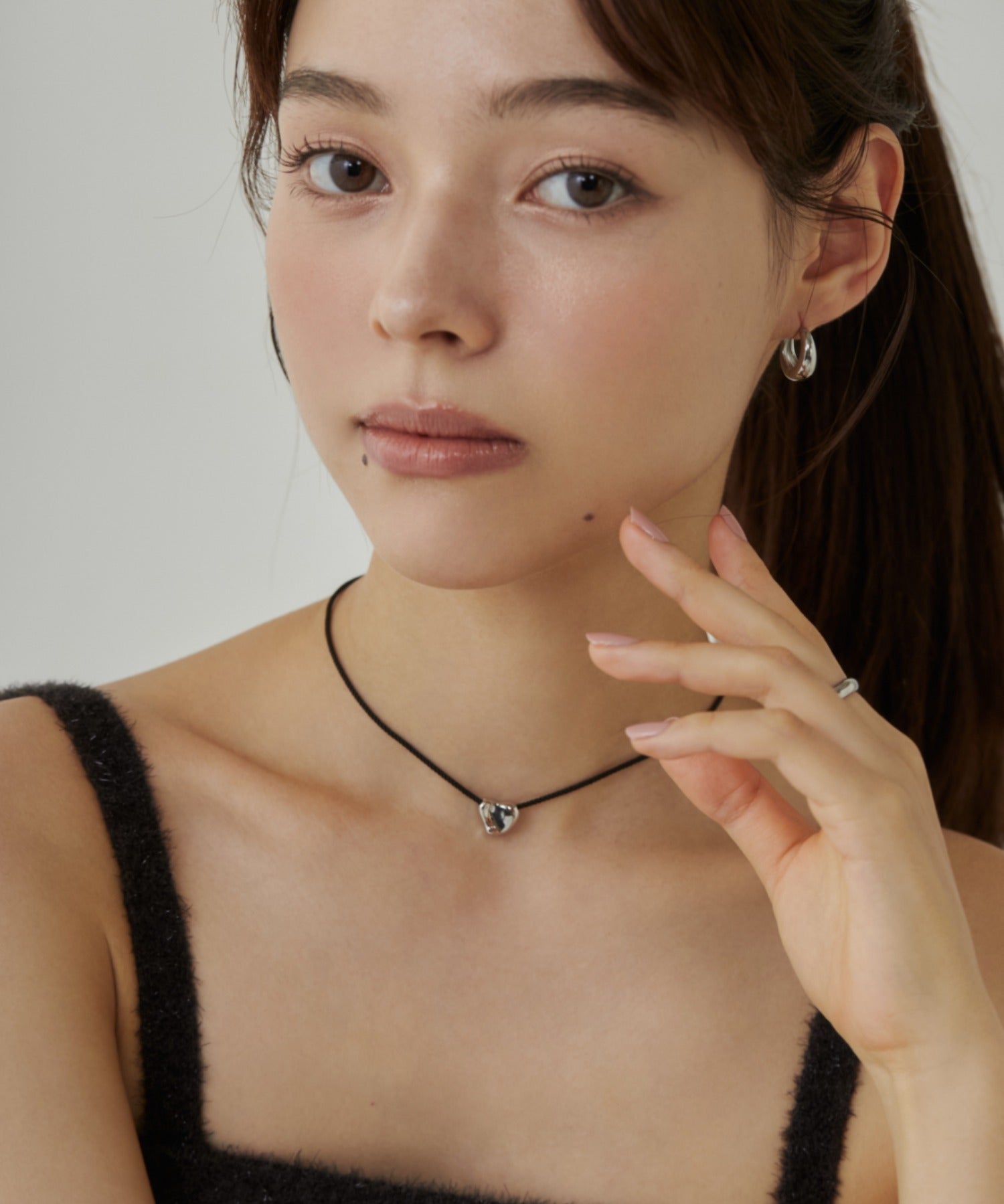 ciite' シーテ チョーカー 変形ハートメタルコードチョーカー