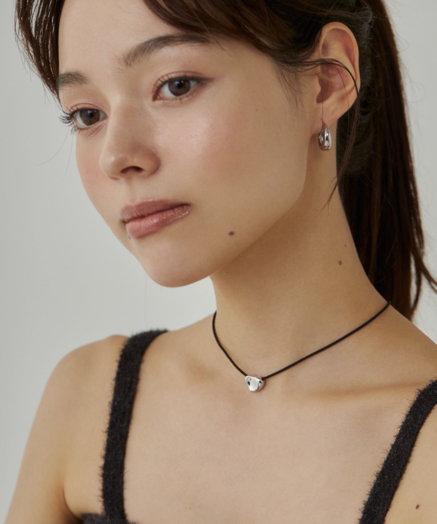 ciite' シーテ チョーカー 変形ハートメタルコードチョーカー