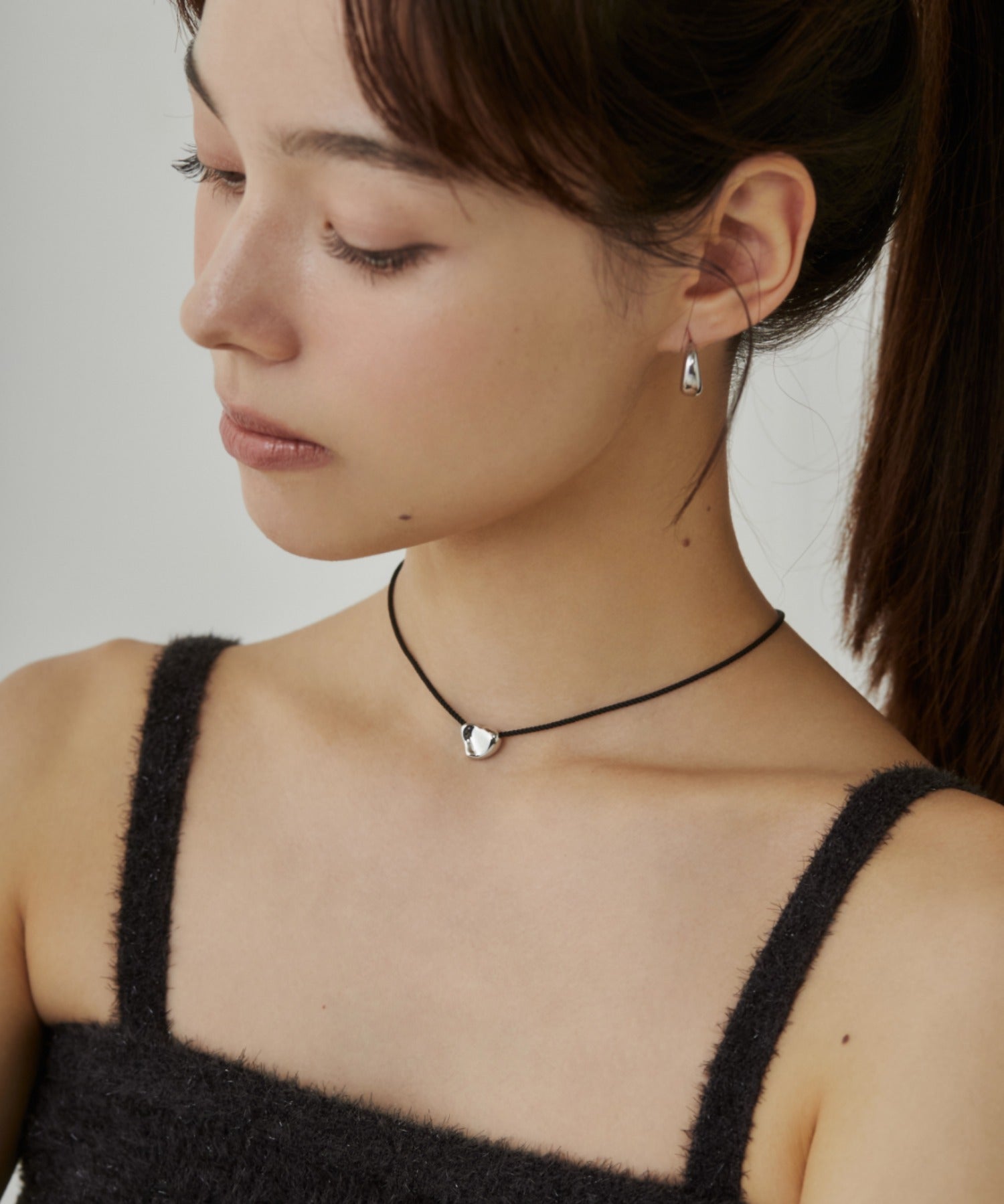 ciite' シーテ チョーカー 変形ハートメタルコードチョーカー