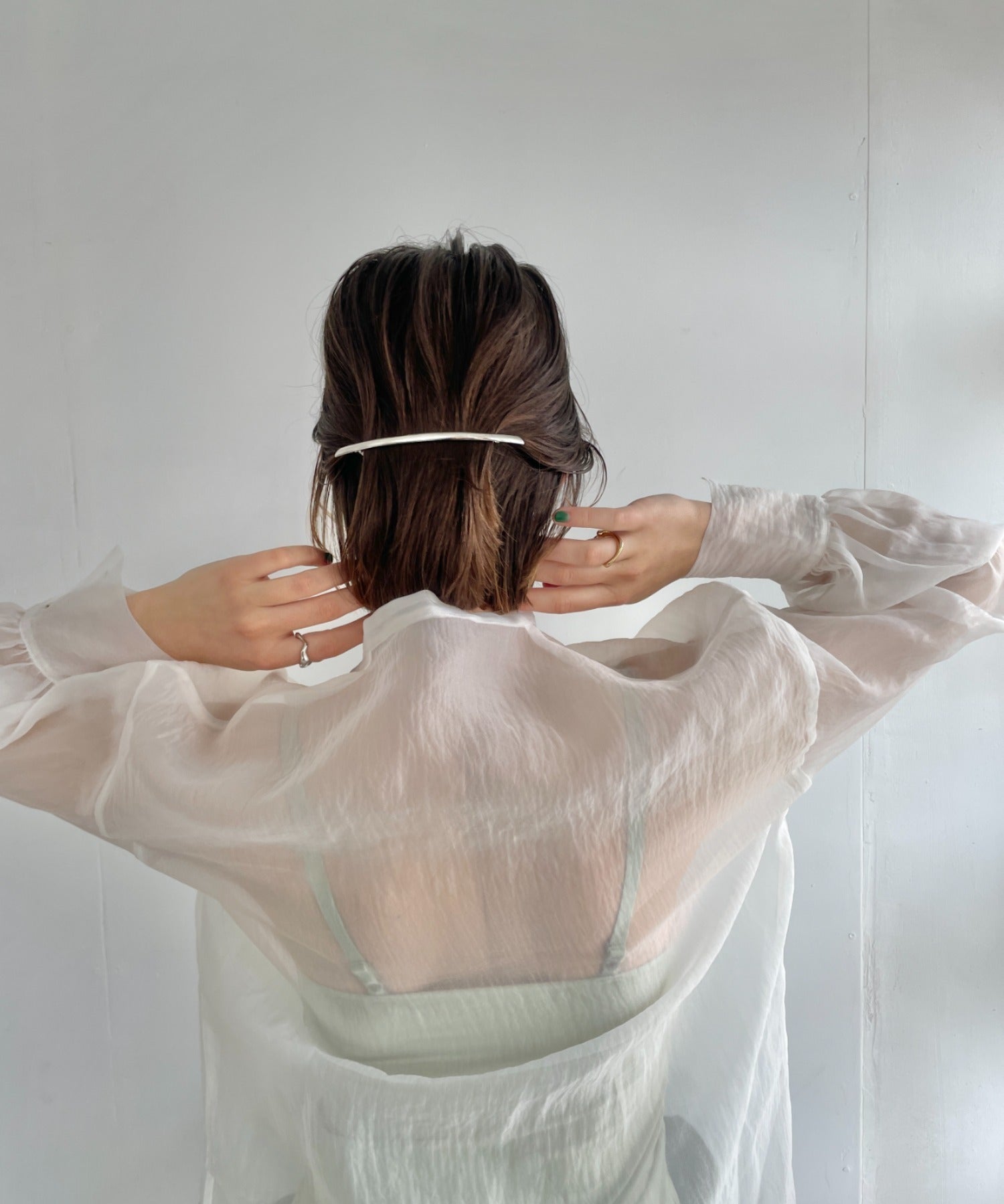 ciite' シーテ ヘアアクセサリー メタルロング シンプリーバレッタ