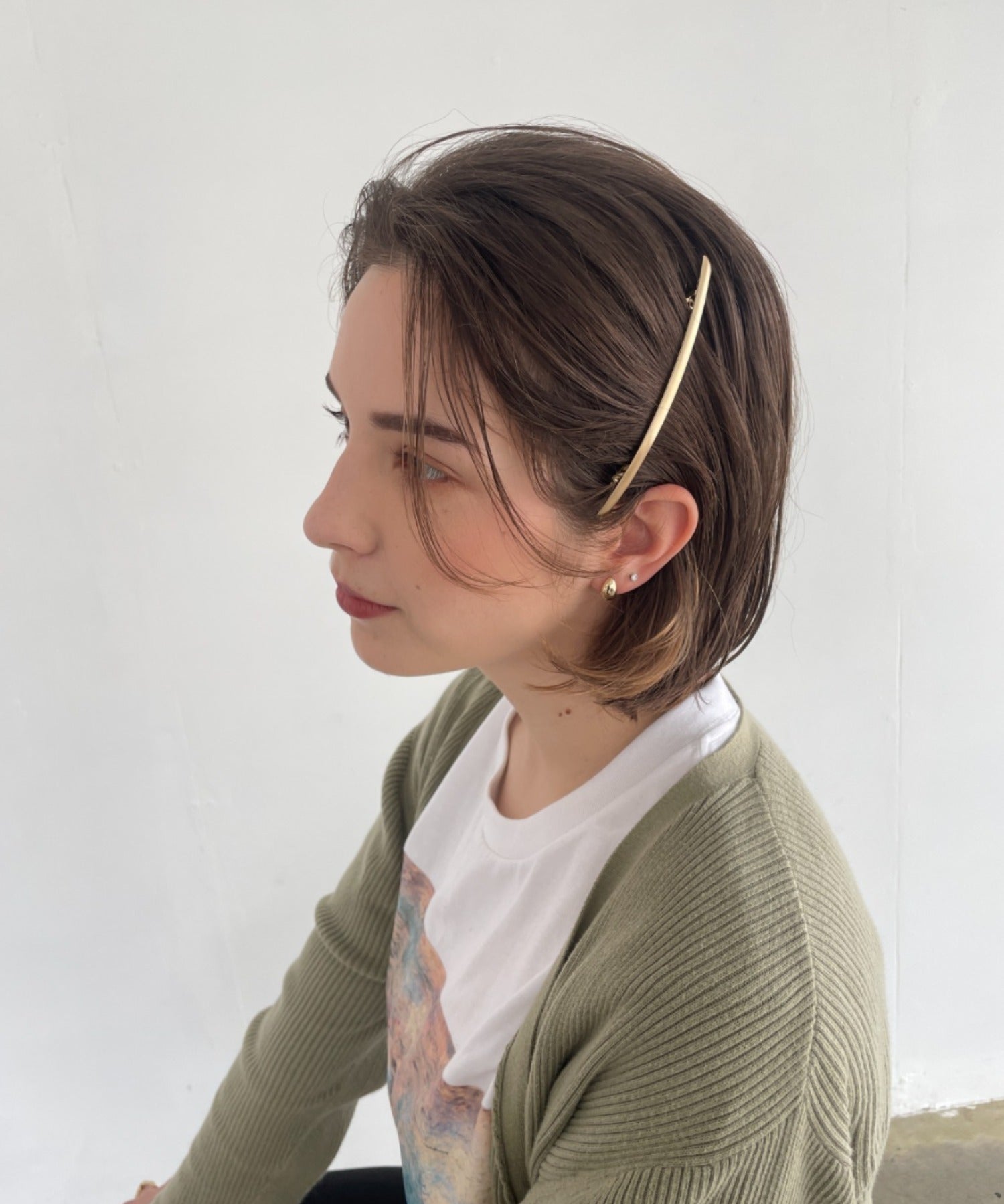 ciite' シーテ ヘアアクセサリー メタルロング シンプリーバレッタ