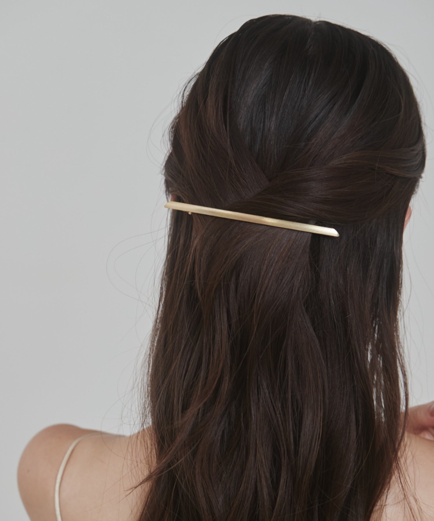 ciite' シーテ ヘアアクセサリー メタルロング シンプリーバレッタ