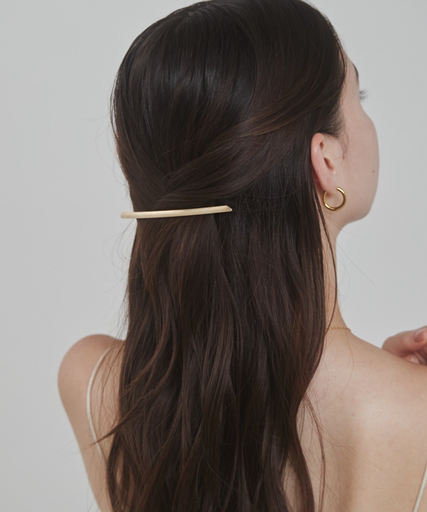 ciite' シーテ ヘアアクセサリー メタルロング シンプリーバレッタ