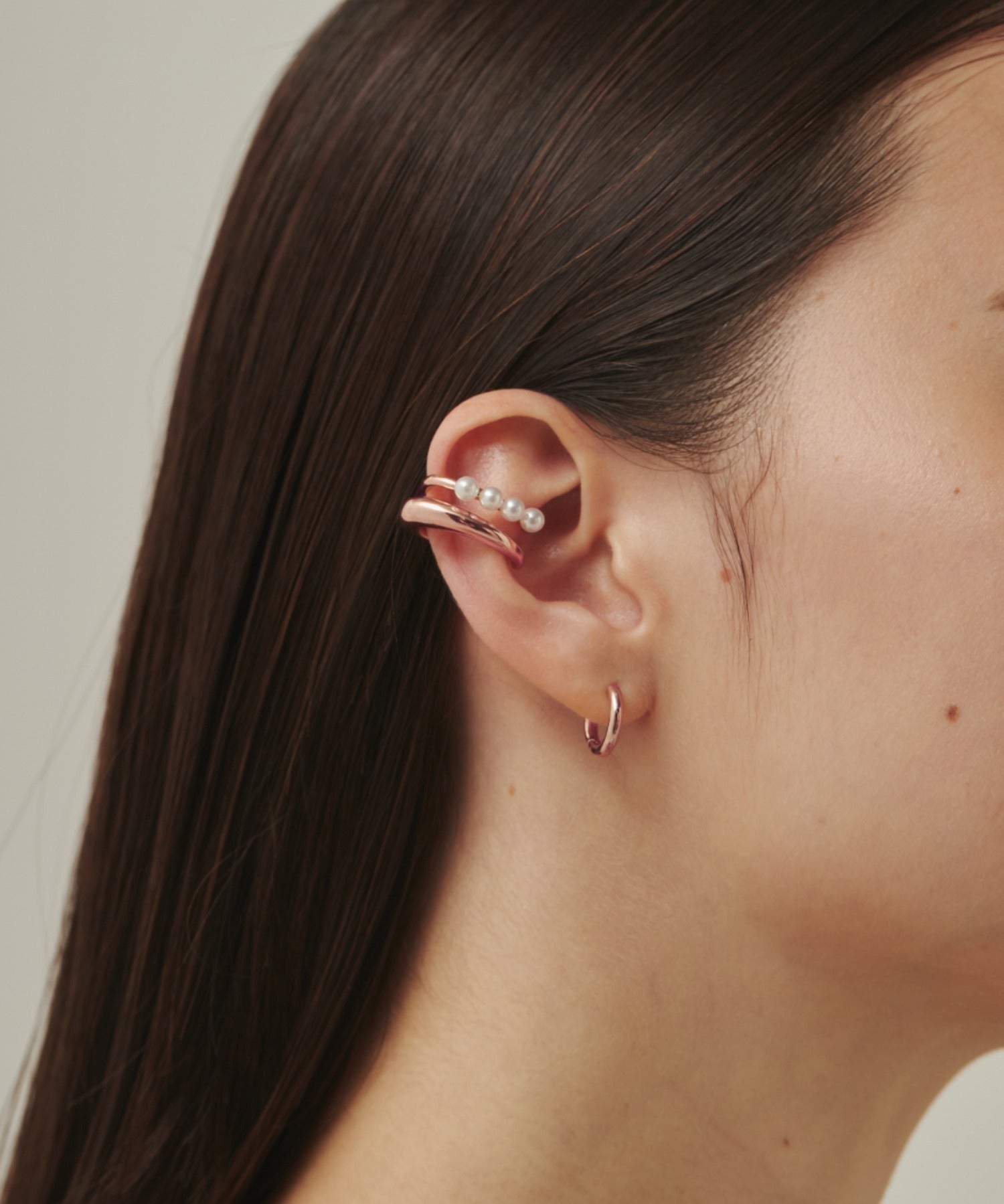 ciite' シーテ イヤーカフ ミニパールイヤーカフ