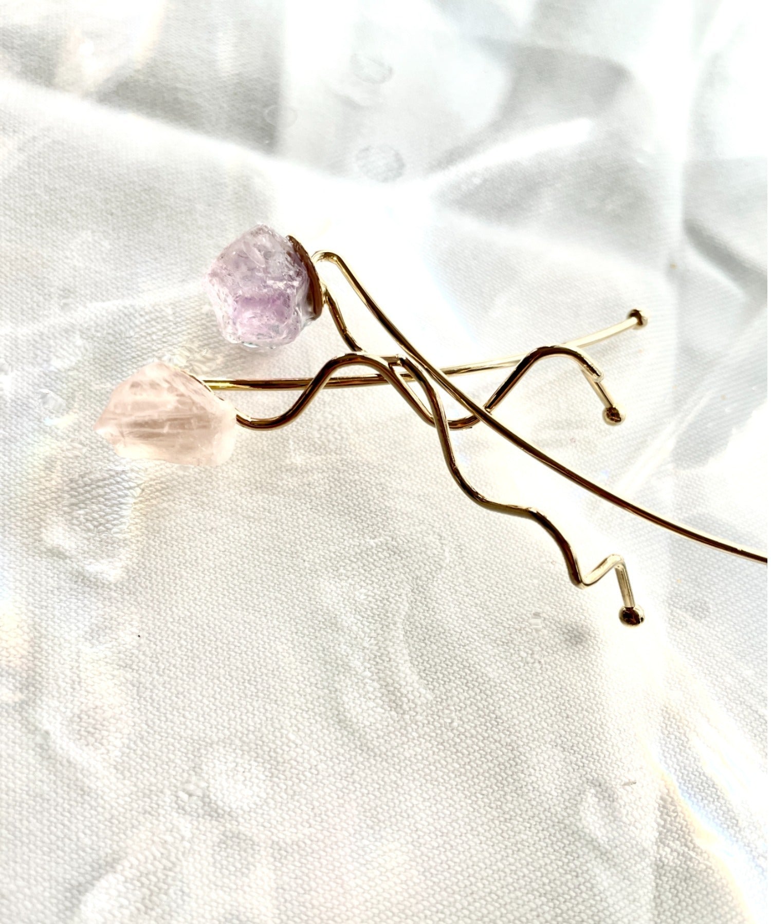 ciite' シーテ ヘアアクセサリー ワンポイントストーンヘアピン