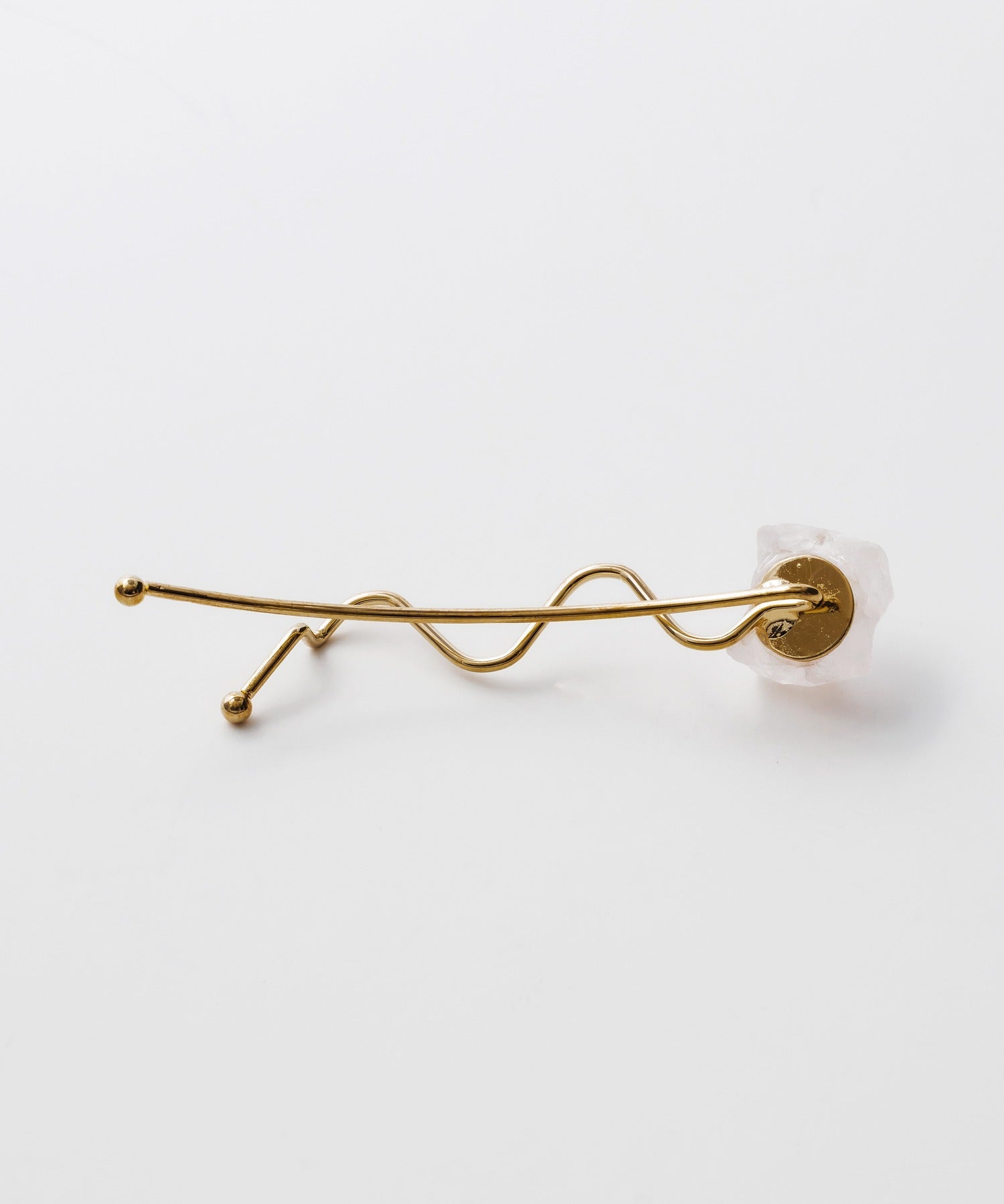 ciite' シーテ ヘアアクセサリー ワンポイントストーンヘアピン