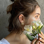 ciite' シーテ ピアス（両耳用） デイジーパール ピアス (両耳用)