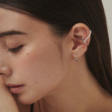 ciite' シーテ イヤーカフ ニュアンシー イヤーカフ（片耳用） シルバー FREE