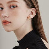 ciite' シーテ イヤリング 【 金属アレルギー対応 】 ワンタッチ クリップフープイヤリング <ホールド力 UP> サージカルステンレス (両耳用)