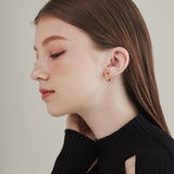 ciite' シーテ イヤリング 【 金属アレルギー対応 】 ワンタッチ クリップフープイヤリング <ホールド力 UP> サージカルステンレス (両耳用)