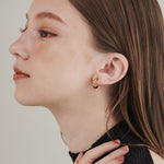 ciite' シーテ イヤリング 【 金属アレルギー対応 】 ワンタッチ クリップフープイヤリング <ホールド力 UP> サージカルステンレス (両耳用)