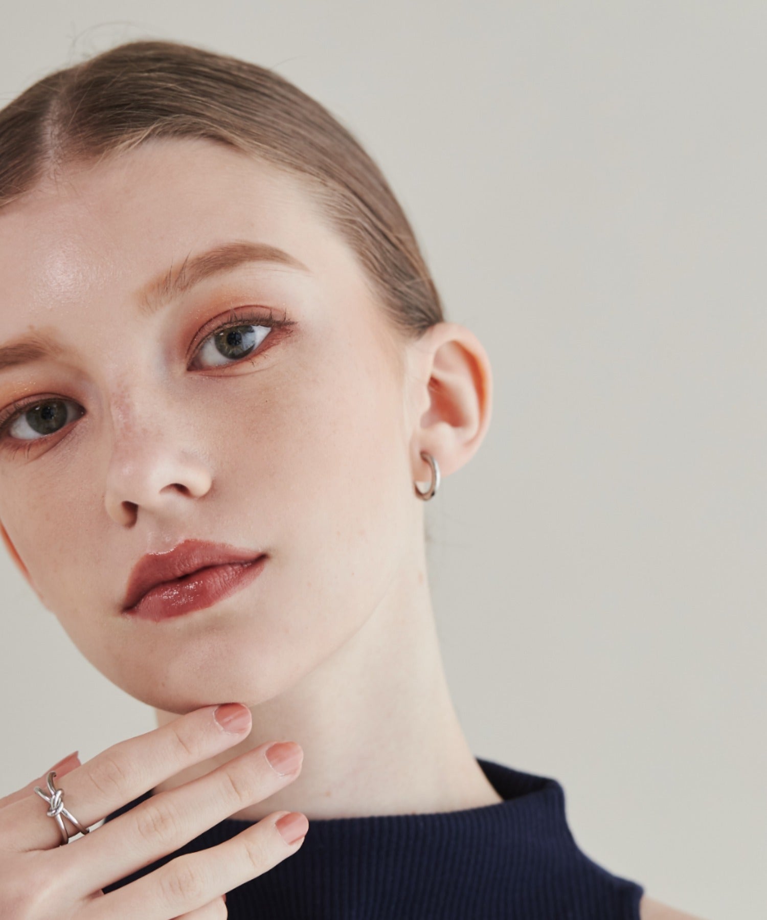 ciite' シーテ イヤリング 【 金属アレルギー対応 】 ワンタッチ クリップフープイヤリング <ホールド力 UP> サージカルステンレス (両耳用)