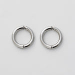 ciite' シーテ イヤリング 【 金属アレルギー対応 】 ワンタッチ クリップフープイヤリング <ホールド力 UP> サージカルステンレス (両耳用)