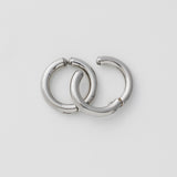 ciite' シーテ イヤリング 【 金属アレルギー対応 】 ワンタッチ クリップフープイヤリング <ホールド力 UP> サージカルステンレス (両耳用)