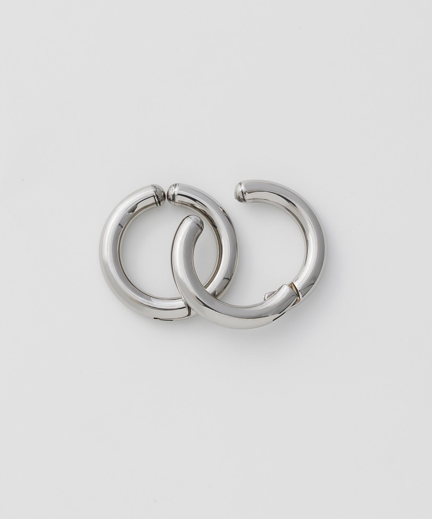 ciite' シーテ イヤリング 【 金属アレルギー対応 】 ワンタッチ クリップフープイヤリング <ホールド力 UP> サージカルステンレス (両耳用)