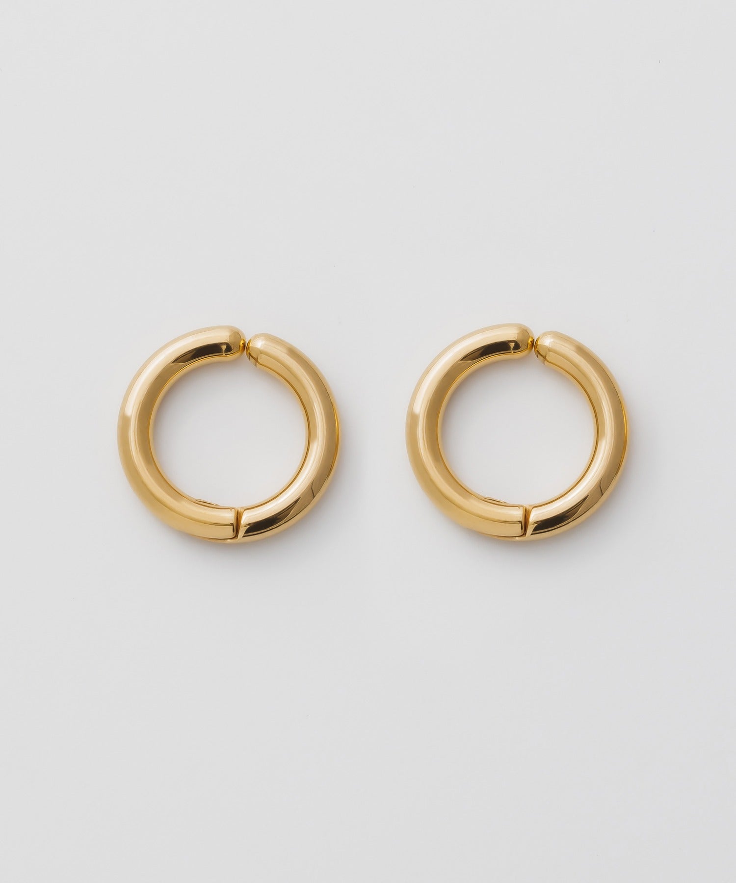 ciite' シーテ イヤリング 【 金属アレルギー対応 】 ワンタッチ クリップフープイヤリング <ホールド力 UP> サージカルステンレス (両耳用)