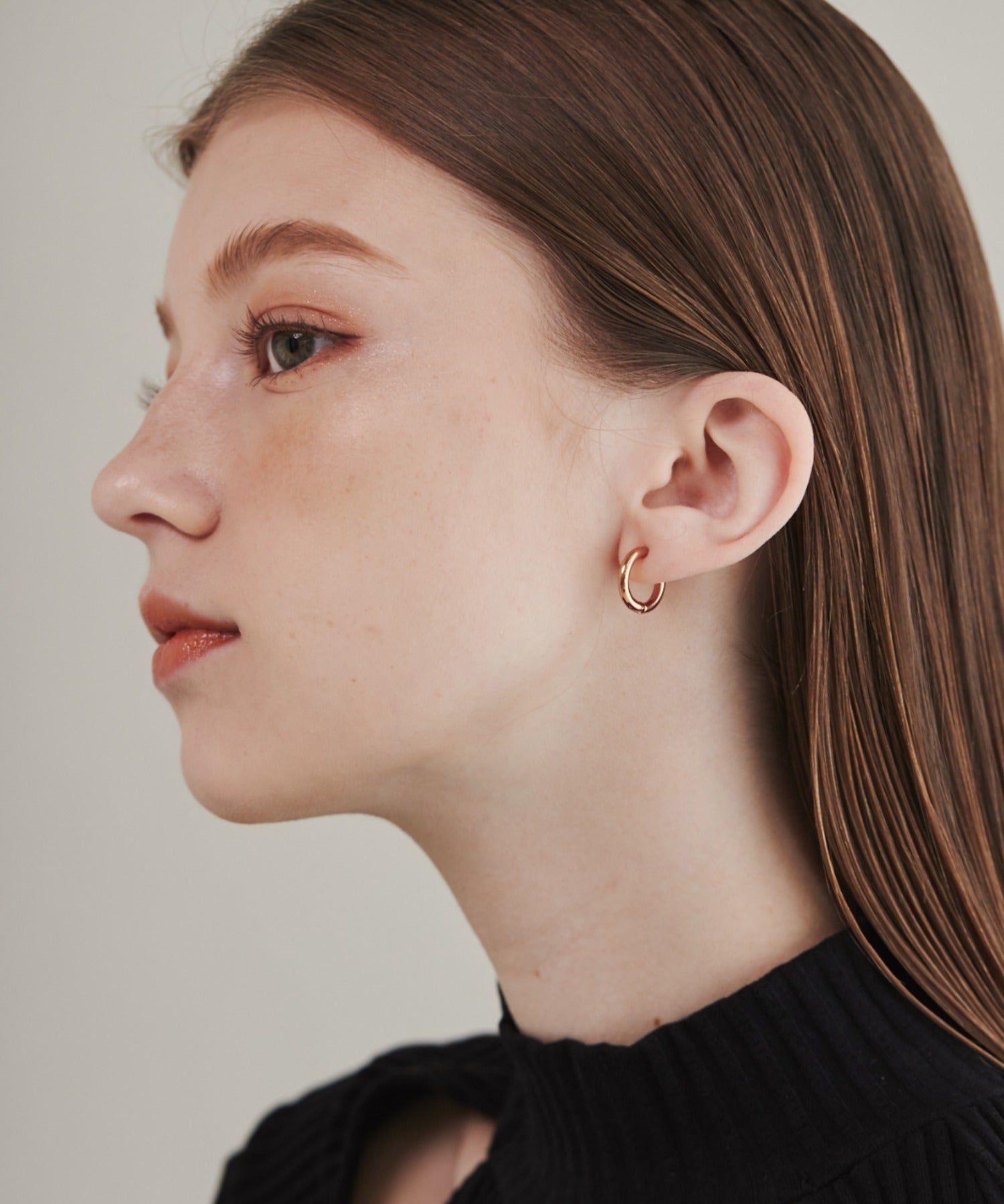 ciite' シーテ イヤリング 【 金属アレルギー対応 】 ワンタッチ クリップフープイヤリング <ホールド力 UP> サージカルステンレス (両耳用)