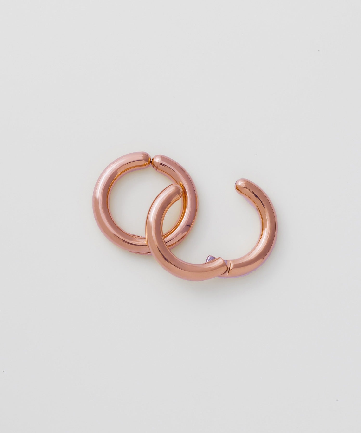 ciite' シーテ イヤリング 【 金属アレルギー対応 】 ワンタッチ クリップフープイヤリング <ホールド力 UP> サージカルステンレス (両耳用)