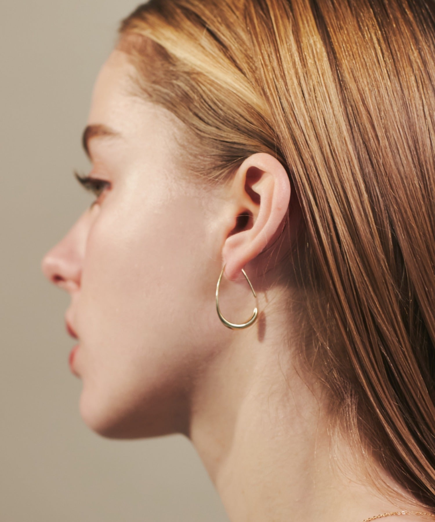 ciite' シーテ ピアス（両耳用） 【 金属アレルギー対応 】 シズクフープピアス サージカルステンレス