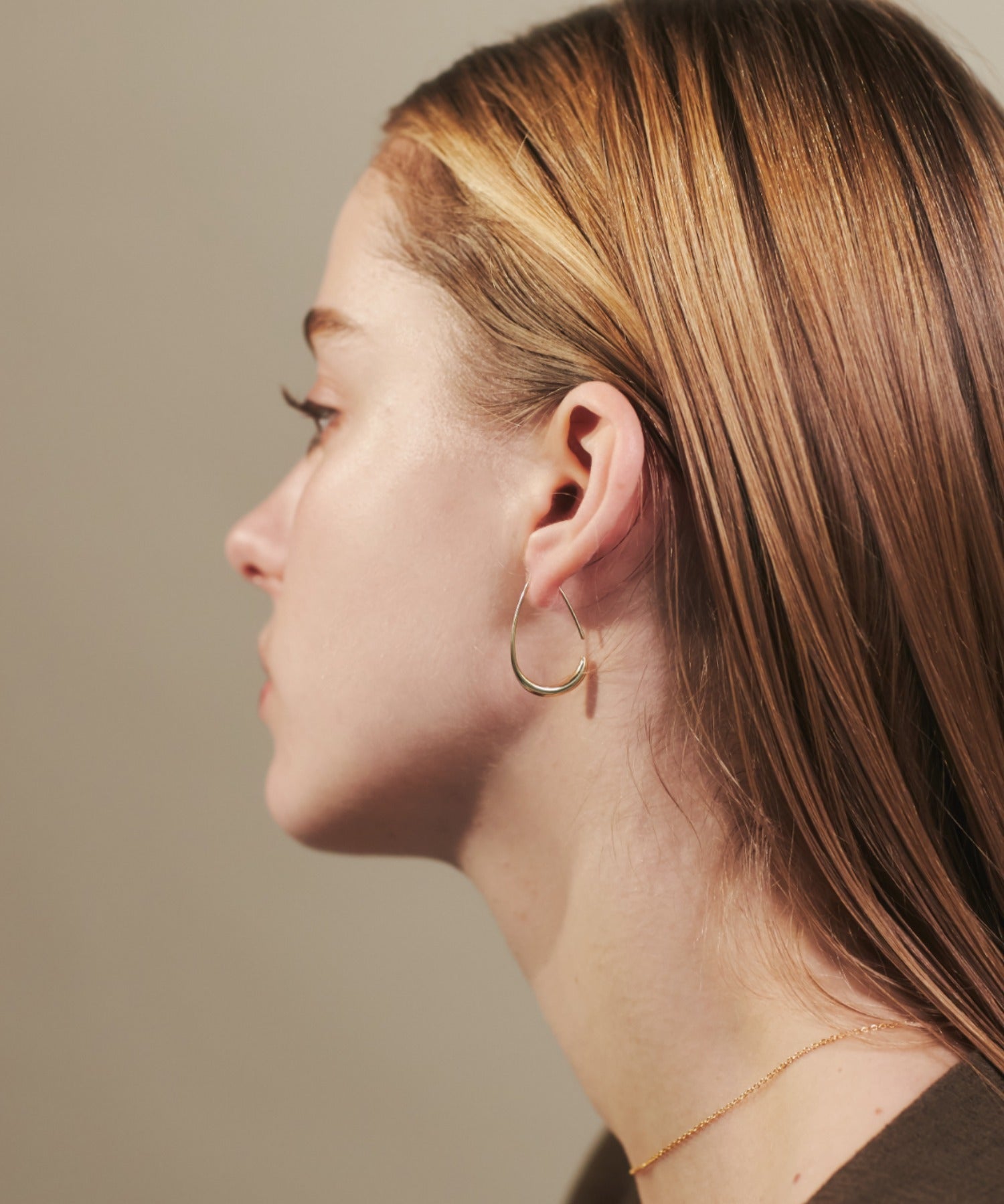 ciite' シーテ ピアス（両耳用） 【 金属アレルギー対応 】 シズクフープピアス サージカルステンレス