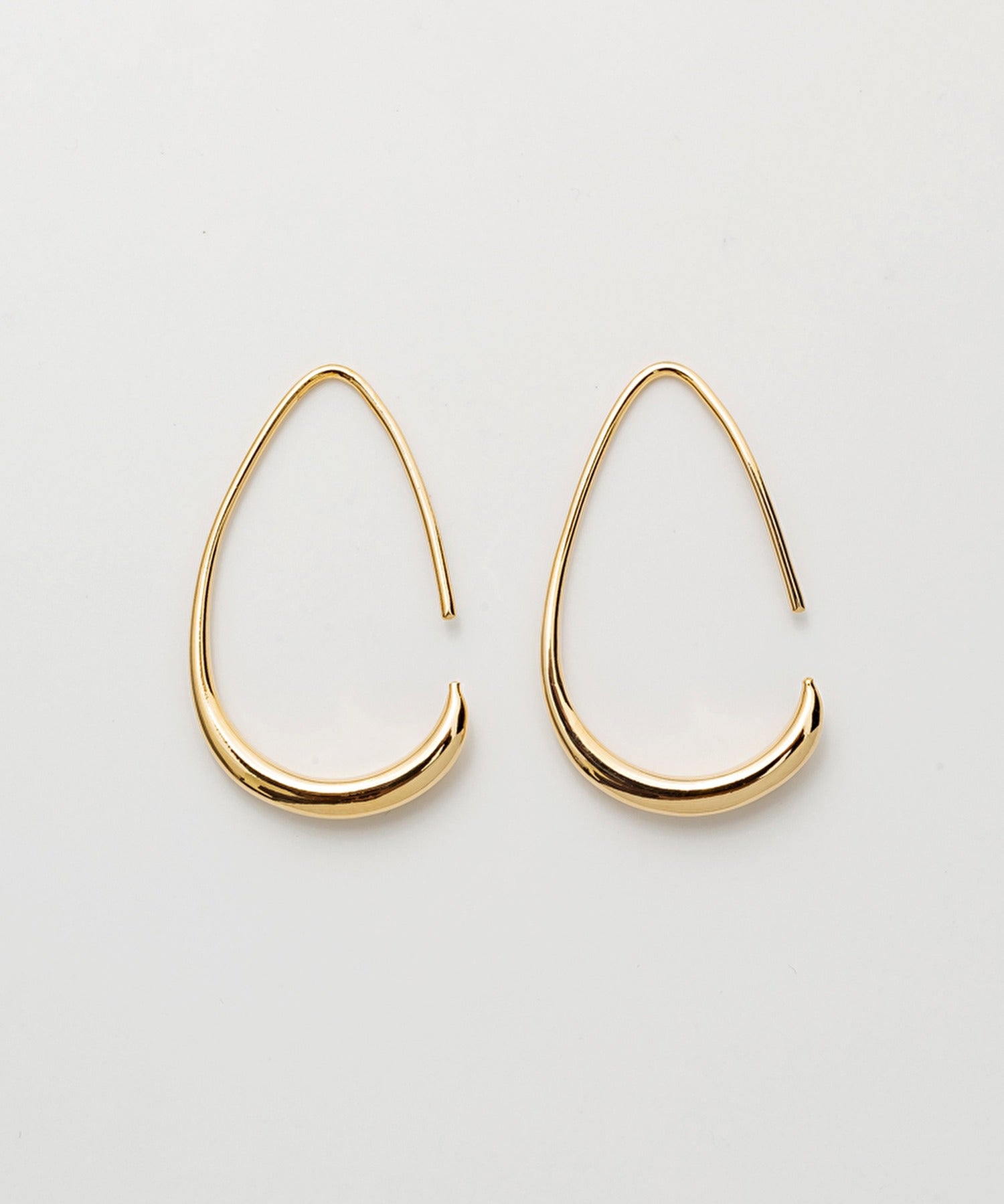 ciite' シーテ ピアス（両耳用） 【 金属アレルギー対応 】 シズクフープピアス サージカルステンレス