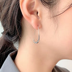 ciite' シーテ ピアス（両耳用） 【 金属アレルギー対応 】 シズクフープピアス サージカルステンレス