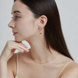 ciite' シーテ ピアス（両耳用） 【 金属アレルギー対応 】 シズクフープピアス サージカルステンレス