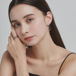 ciite' シーテ ピアス（両耳用） 【 金属アレルギー対応 】 シズクフープピアス サージカルステンレス