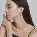 ciite' シーテ ピアス（両耳用） 【 金属アレルギー対応 】 シズクフープピアス サージカルステンレス