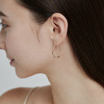 ciite' シーテ ピアス（両耳用） 【 金属アレルギー対応 】 シズクフープピアス サージカルステンレス