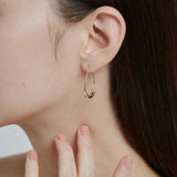 ciite' シーテ ピアス（両耳用） 【 金属アレルギー対応 】 シズクフープピアス サージカルステンレス