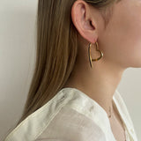 ciite' シーテ ピアス（両耳用） 【 金属アレルギー対応 】 スリングハート リンクピアス サージカルステンレス