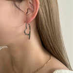 ciite' シーテ ピアス（両耳用） 【 金属アレルギー対応 】 スリングハート リンクピアス サージカルステンレス