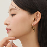 ciite' シーテ ピアス（両耳用） 【 金属アレルギー対応 】 スリングハート リンクピアス サージカルステンレス