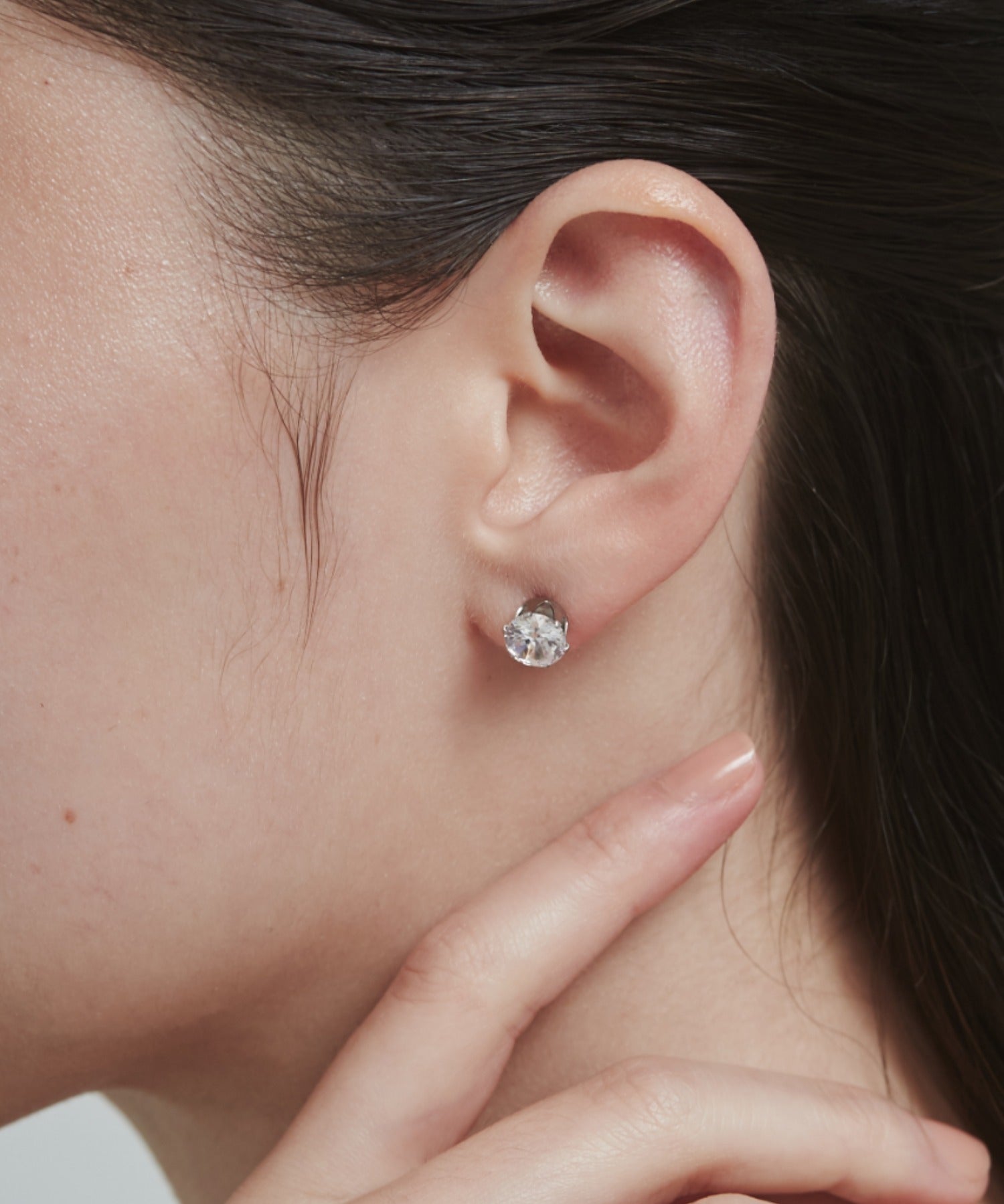 ciite' シーテ ピアス（両耳用） 【 金属アレルギー対応 】 7サイズ ビジューピアス サージカルステンレス (両耳用)