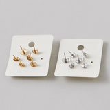 ciite' シーテ ピアス（両耳用） 【 金属アレルギー対応 】 3set pierce / ピアス3セット サージカルステンレス 316L (両耳用)