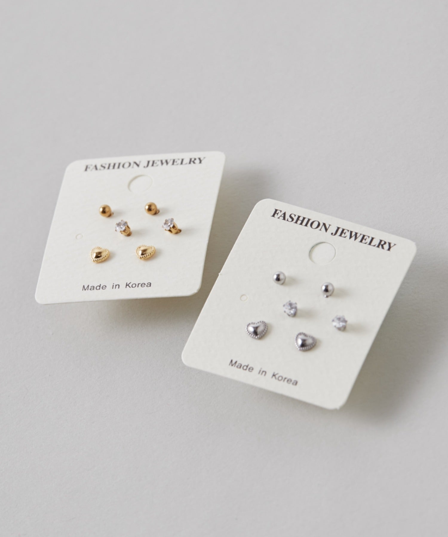 ciite' シーテ ピアス（両耳用） 【 金属アレルギー対応 】 3set pierce / ピアス3セット サージカルステンレス 316L (両耳用)