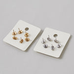 ciite' シーテ ピアス（両耳用） 【 金属アレルギー対応 】 3set pierce / ピアス3セット サージカルステンレス 316L (両耳用)