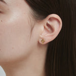 ciite' シーテ ピアス（両耳用） 【 金属アレルギー対応 】 シンプルクロスピアス サージカルステンレス 316L (両耳用)