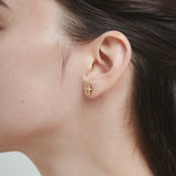 ciite' シーテ ピアス（両耳用） 【 金属アレルギー対応 】 シンプルクロスピアス サージカルステンレス 316L (両耳用)