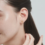 ciite' シーテ ピアス（両耳用） 【 金属アレルギー対応 】 シンプルクロスピアス サージカルステンレス 316L (両耳用)