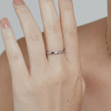 ciite' シーテ リング 【 金属アレルギー対応 】一粒ビジューリング サージカルステンレス シルバー