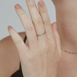 ciite' シーテ リング 【 金属アレルギー対応 】クロスデザインリング サージカルステンレス シルバー