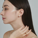 ciite' シーテ ピアス（両耳用） 【8mm】 選べるパールピアス （コットンパール / アクリルパール） (両耳用)