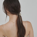 ciite' シーテ ヘアアクセサリー メタルリボンポニー