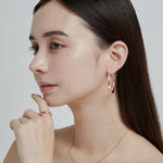 ciite' シーテ ピアス（両耳用） リングフープピアス (両耳用)