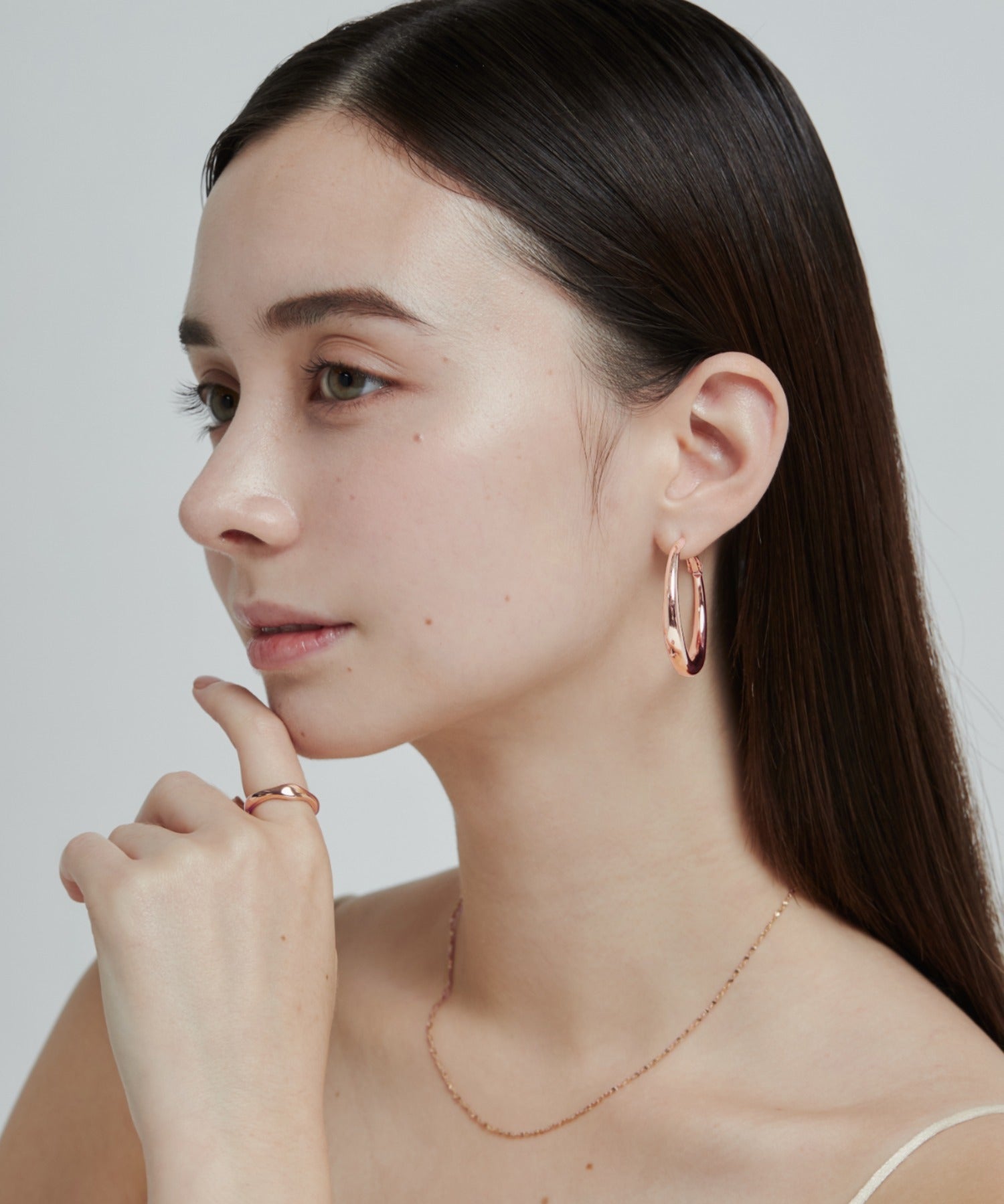 ciite' シーテ ピアス（両耳用） リングフープピアス (両耳用)