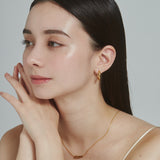 ciite' シーテ ピアス（両耳用） 【 金属アレルギー対応 】 シンプルフープピアス サージカルステンレス (両耳用)