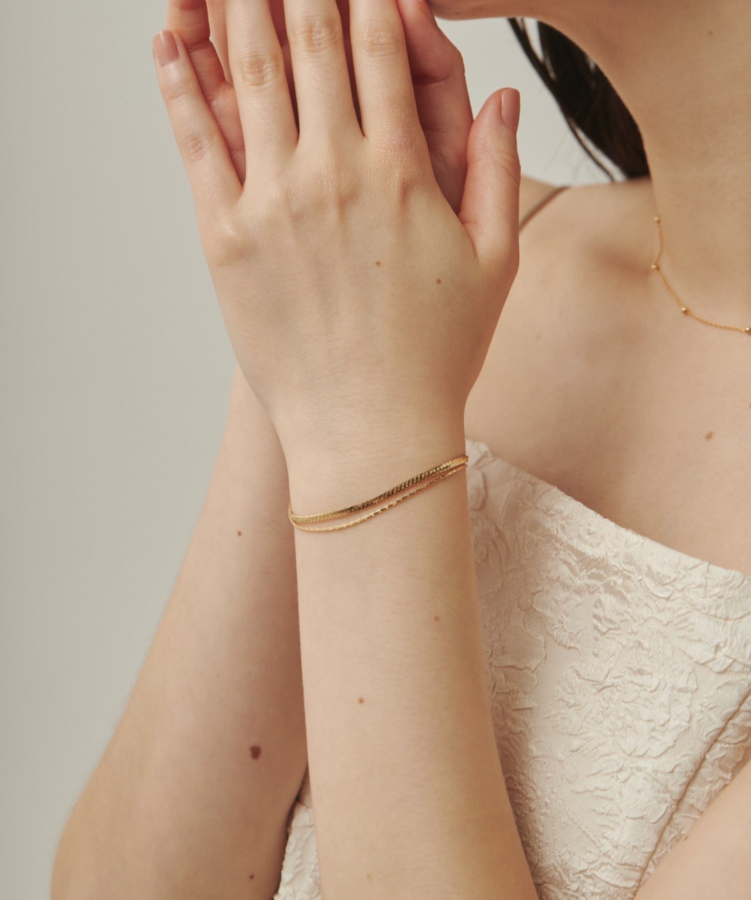 ciite' シーテ ブレスレット layered narrow bracelet / レイヤード ナロー ブレスレット