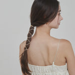 ciite' シーテ ヘアアクセサリー グルグルヘアフックスエードリボン